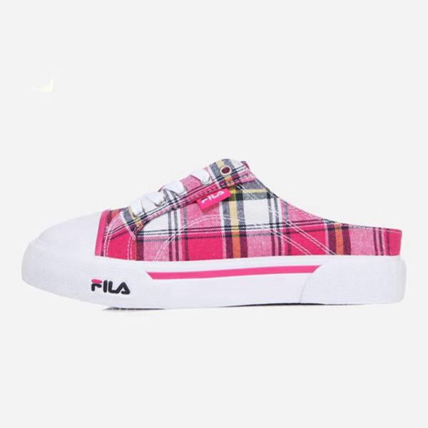 Zapatos Bajos Fila Hombre Rosas - Como Mule Check - España 153478RVD